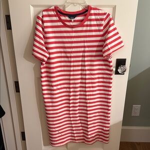 Joules Striped Red and White Tee